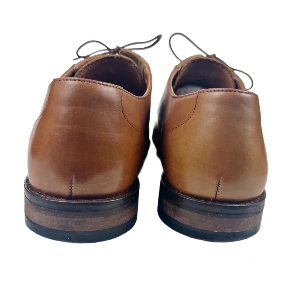 Clark’s Mens Whiddom Tan Leather Oxfords Size 12